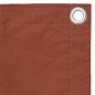 Balkon-Sichtschutz Terracotta-Rot 120x600 cm Oxford-Gewebe Balkon-Sichtschutz Terracotta-Rot 120x600 cm Oxford-Gewebe