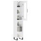 Highboard Weiß 34,5x34x180 cm Holzwerkstoff Highboard Weiß 34,5x34x180 cm Holzwerkstoff