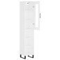 Highboard Weiß 34,5x34x180 cm Holzwerkstoff Highboard Weiß 34,5x34x180 cm Holzwerkstoff