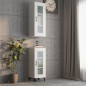Hängeschrank Hochglanz-Weiß 34,5x34x90 cm Hängeschrank Hochglanz-Weiß 34,5x34x90 cm