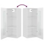 Hängeschrank Hochglanz-Weiß 34,5x34x90 cm Hängeschrank Hochglanz-Weiß 34,5x34x90 cm