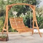 Bett-Schaukel Bugholz Massiv mit Teak-Finish 115x147x46 cm Bett-Schaukel Bugholz Massiv mit Teak-Finish 115x147x46 cm