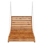 Bett-Schaukel Bugholz Massiv mit Teak-Finish 115x147x46 cm Bett-Schaukel Bugholz Massiv mit Teak-Finish 115x147x46 cm