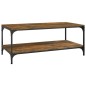 Couchtisch Räuchereiche 100x50x40 cm Holzwerkstoff Couchtisch Räuchereiche 100x50x40 cm Holzwerkstoff