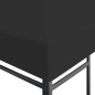 vidaXL Pavillondach 270 g/m² 4x3 m Schwarz vidaXL Pavillondach 270 g/m² 4x3 m Schwarz