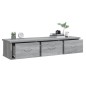 vidaXL Wandschrank Grau Sonoma 88x26x18,5 cm Holzwerkstoff vidaXL Wandschrank Grau Sonoma 88x26x18,5 cm Holzwerkstoff