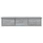 vidaXL Wandschrank Grau Sonoma 88x26x18,5 cm Holzwerkstoff vidaXL Wandschrank Grau Sonoma 88x26x18,5 cm Holzwerkstoff