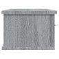 vidaXL Wandschrank Grau Sonoma 88x26x18,5 cm Holzwerkstoff vidaXL Wandschrank Grau Sonoma 88x26x18,5 cm Holzwerkstoff