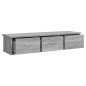 vidaXL Wandschrank Grau Sonoma 88x26x18,5 cm Holzwerkstoff vidaXL Wandschrank Grau Sonoma 88x26x18,5 cm Holzwerkstoff