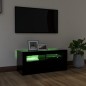 TV-Schrank mit LED-Beleuchtung Schwarz 90x35x40 cm TV-Schrank mit LED-Beleuchtung Schwarz 90x35x40 cm