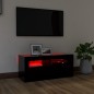 TV-Schrank mit LED-Beleuchtung Schwarz 90x35x40 cm TV-Schrank mit LED-Beleuchtung Schwarz 90x35x40 cm