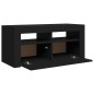 TV-Schrank mit LED-Beleuchtung Schwarz 90x35x40 cm TV-Schrank mit LED-Beleuchtung Schwarz 90x35x40 cm