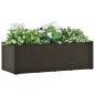 Garten-Hochbeet mit Selbstbewässerungssystem Mokka 100x43x33 cm Garten-Hochbeet mit Selbstbewässerungssystem Mokka 100x43x33 cm