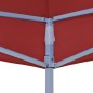 vidaXL Partyzelt-Dach 4x3 m Burgunderrot 270 g/m² vidaXL Partyzelt-Dach 4x3 m Burgunderrot 270 g/m²