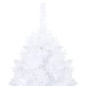 Künstlicher Weihnachtsbaum mit Dicken Zweigen Weiß 120 cm PVC Künstlicher Weihnachtsbaum mit Dicken Zweigen Weiß 120 cm PVC