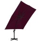 Ampelschirm mit Aluminium-Mast Bordeauxrot 300x300 cm Ampelschirm mit Aluminium-Mast Bordeauxrot 300x300 cm