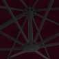 Ampelschirm mit Aluminium-Mast Bordeauxrot 300x300 cm Ampelschirm mit Aluminium-Mast Bordeauxrot 300x300 cm
