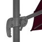 Ampelschirm mit Aluminium-Mast Bordeauxrot 300x300 cm Ampelschirm mit Aluminium-Mast Bordeauxrot 300x300 cm