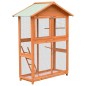 vidaXL Vogelkäfig Kiefernholz & Tannenholz 125,5x59,5x164 cm vidaXL Vogelkäfig Kiefernholz & Tannenholz 125,5x59,5x164 cm
