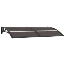 vidaXL Vordach Schwarz 200x75 cm PC