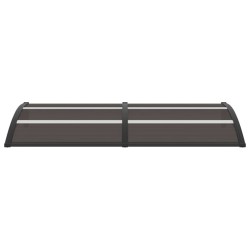 vidaXL Vordach Schwarz 200x75 cm PC