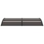 vidaXL Vordach Schwarz 200x75 cm PC vidaXL Vordach Schwarz 200x75 cm PC