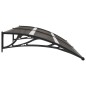 vidaXL Vordach Schwarz 200x75 cm PC vidaXL Vordach Schwarz 200x75 cm PC