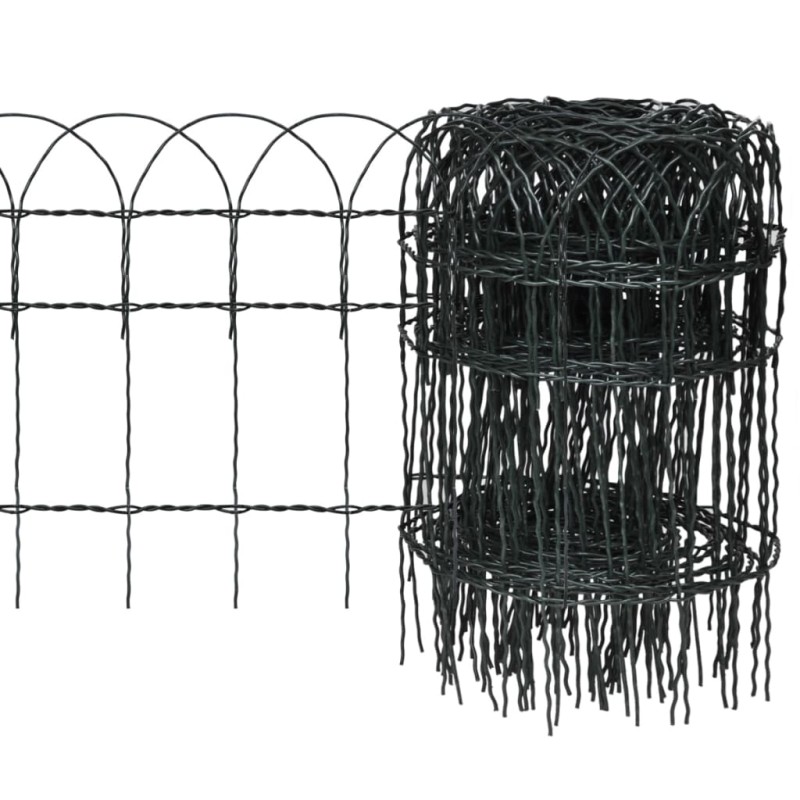 Beetzaun Pulverbeschichtetes Eisen 10x0,4 m Beetzaun Pulverbeschichtetes Eisen 10x0,4 m