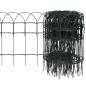 Beetzaun Pulverbeschichtetes Eisen 10x0,4 m Beetzaun Pulverbeschichtetes Eisen 10x0,4 m