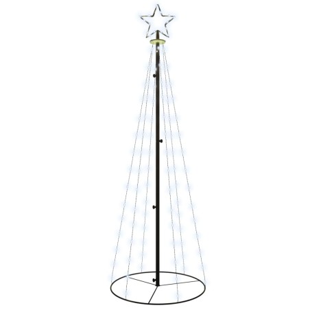 LED-Weihnachtsbaum Kegelform Kaltweiß 108 LEDs 70x180 cm