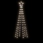 LED-Weihnachtsbaum Kegelform Kaltweiß 108 LEDs 70x180 cm LED-Weihnachtsbaum Kegelform Kaltweiß 108 LEDs 70x180 cm