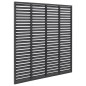 Lamellenzaun WPC 180x180 cm Grau Lamellenzaun WPC 180x180 cm Grau