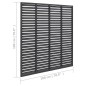 Lamellenzaun WPC 180x180 cm Grau Lamellenzaun WPC 180x180 cm Grau