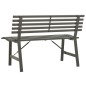 Gartenbank 110 cm Stahl Schwarz Gartenbank 110 cm Stahl Schwarz