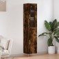 Highboard Räuchereiche 34,5x34x180 cm Holzwerkstoff Highboard Räuchereiche 34,5x34x180 cm Holzwerkstoff