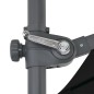 Ampelschirm mit Stahlmast Schwarz 250x250 cm Ampelschirm mit Stahlmast Schwarz 250x250 cm