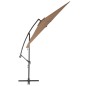 Ampelschirm mit Alu-Mast 300 cm Taupe Ampelschirm mit Alu-Mast 300 cm Taupe