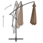 Ampelschirm mit Alu-Mast 300 cm Taupe Ampelschirm mit Alu-Mast 300 cm Taupe