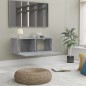 vidaXL TV-Schrank Grau Sonoma 80x30x30 cm Holzwerkstoff vidaXL TV-Schrank Grau Sonoma 80x30x30 cm Holzwerkstoff