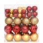70-tlg. Weihnachtskugel-Set Golden und Rot 70-tlg. Weihnachtskugel-Set Golden und Rot