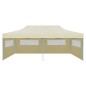 Pop-Up-Partyzelt Faltbar Creme 3×6 m Pop-Up-Partyzelt Faltbar Creme 3×6 m