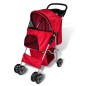 vidaXL Hundewagen Hundebuggy Rot vidaXL Hundewagen Hundebuggy Rot