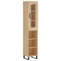 vidaXL Highboard Sonoma-Eiche 34,5x34x180 cm Holzwerkstoff vidaXL Highboard Sonoma-Eiche 34,5x34x180 cm Holzwerkstoff
