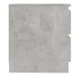 Nachttisch Betongrau 50x39x43,5 cm Holzwerkstoff Nachttisch Betongrau 50x39x43,5 cm Holzwerkstoff