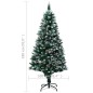 Künstlicher Weihnachtsbaum mit Zapfen und Schnee 180 cm Künstlicher Weihnachtsbaum mit Zapfen und Schnee 180 cm