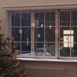 Lichterketten Stern und Mond Fernbedienung 138 LED Bunt