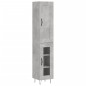 Highboard Betongrau 34,5x34x180 cm Holzwerkstoff Highboard Betongrau 34,5x34x180 cm Holzwerkstoff