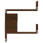 Wand-Eckregale 2 Stk. Braun Eiche 40x40x50 cm Holzwerkstoff Wand-Eckregale 2 Stk. Braun Eiche 40x40x50 cm Holzwerkstoff
