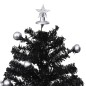 Schneiender Weihnachtsbaum mit Schirmfuß Schwarz 75 cm PVC Schneiender Weihnachtsbaum mit Schirmfuß Schwarz 75 cm PVC