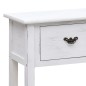 vidaXL Sideboard Antik-Weiß 108x30x76 cm Massivholz Paulownia vidaXL Sideboard Antik-Weiß 108x30x76 cm Massivholz Paulownia